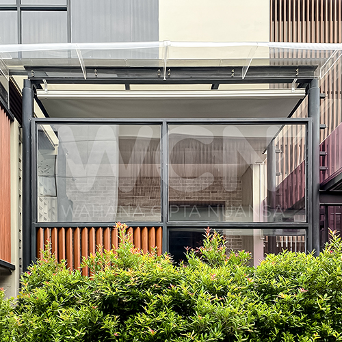 SKYLIGHT MOTORIZED Roman Shades Blinds Onna Bekasi